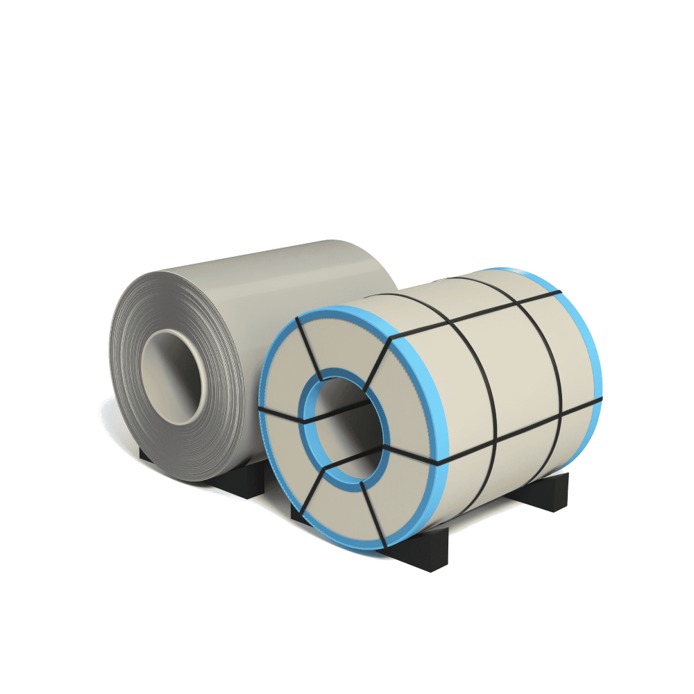 Рулон ГЦ полимер 0.4x1250 ЭЦ30/30 W004 SteelArt -3D ЛМЗ
